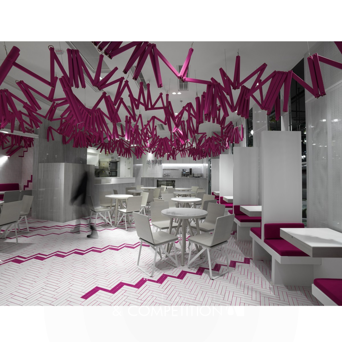 #OMG Restaurant by One Plus Partnership Limited Bronze Interior Space and Exhibition Design Award Winner 2017 