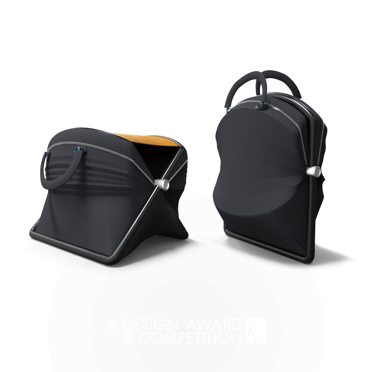 Xit Transforming Bag for Sitting by Ching-Wen Chang Silver Fashion and Travel Accessories Design Award Winner 2017 