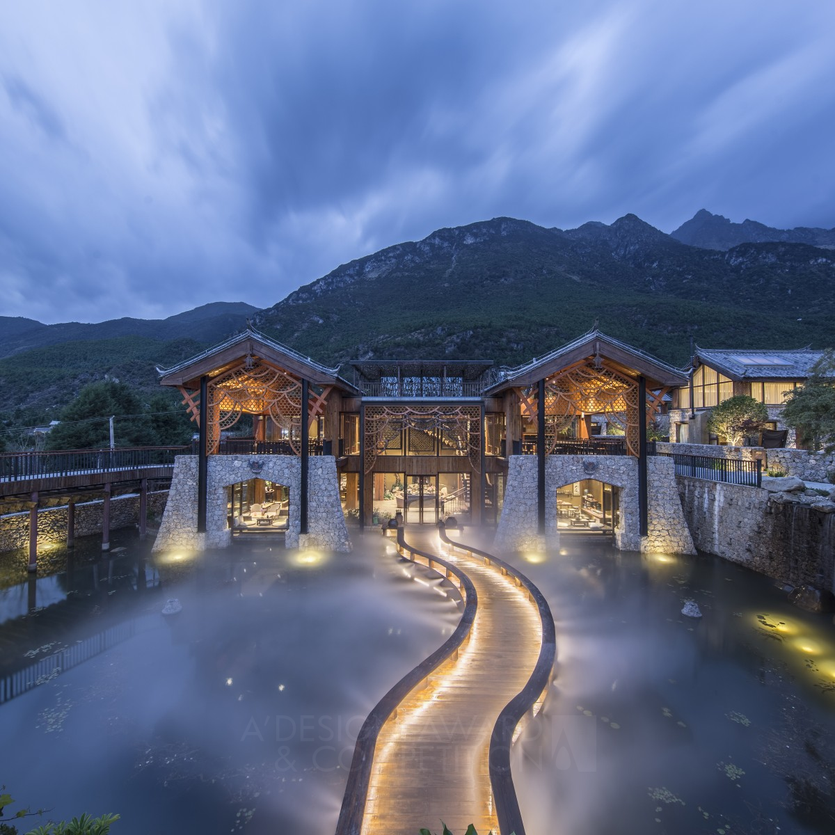 Villafound Jade Hotel Lijiang Lodge by Nie Jianping Platinum Architecture, Building and Structure Design Award Winner 2017 