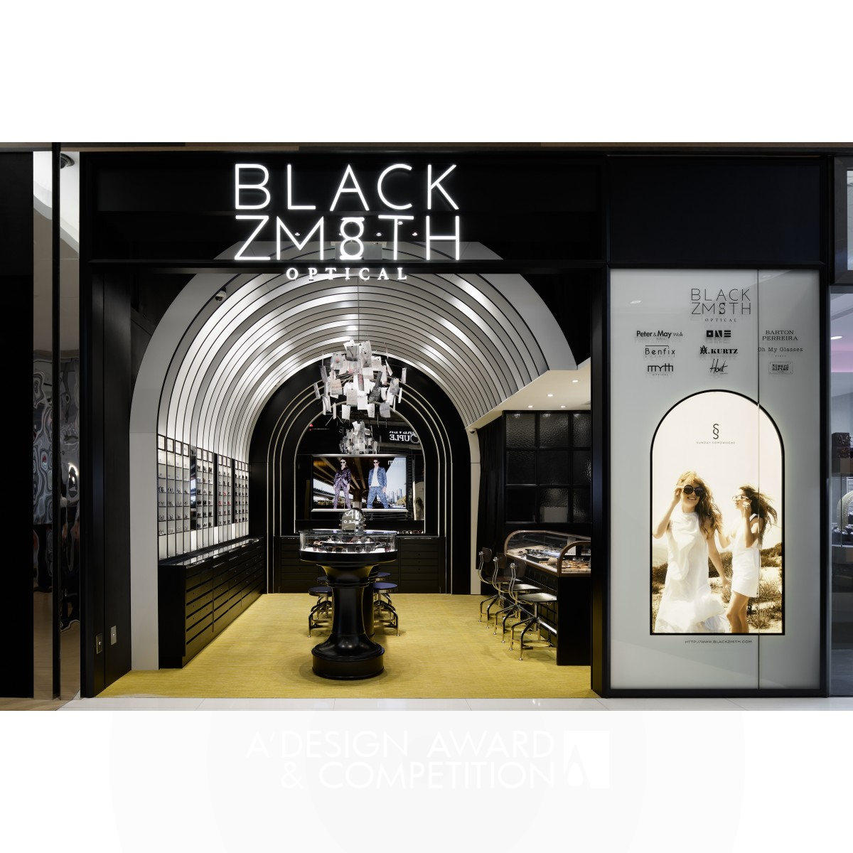 Blackzmith Eyewear Shop by Chikara Sasaki and Aky.N Golden Interior Space and Exhibition Design Award Winner 2017 