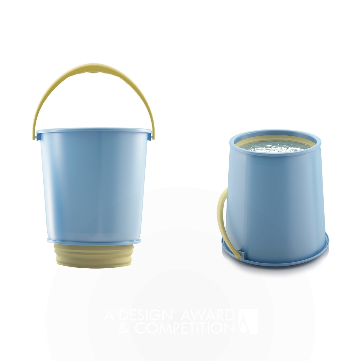 Concave Convex Multifunction Bucket by Zaili Zhuang,Kai Li,Binjie Wang,Rong Lin Silver Furniture Design Award Winner 2017 