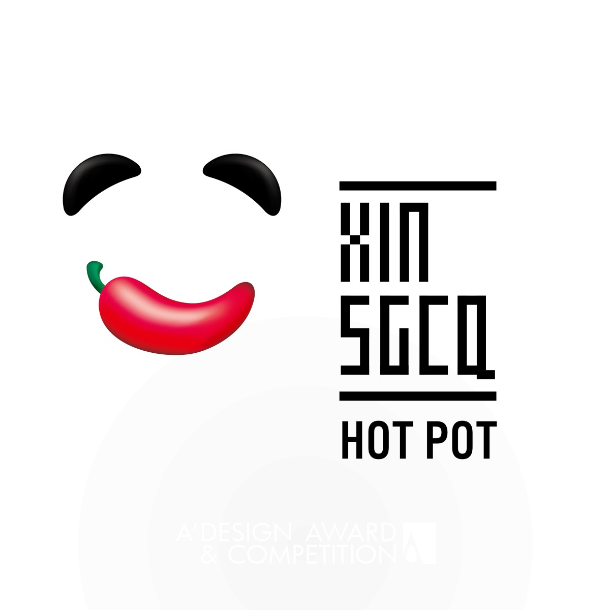 XIN SGCQ Hotpot Logo and VI by Dongdao Creative Branding Group Silver Graphics, Illustration and Visual Communication Design Award Winner 2017 