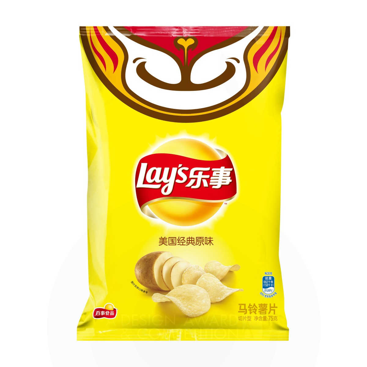 Lay’s Year of the Monkey Ltd Collection Snack Bag by PepsiCo Design and Innovation Golden Packaging Design Award Winner 2017 