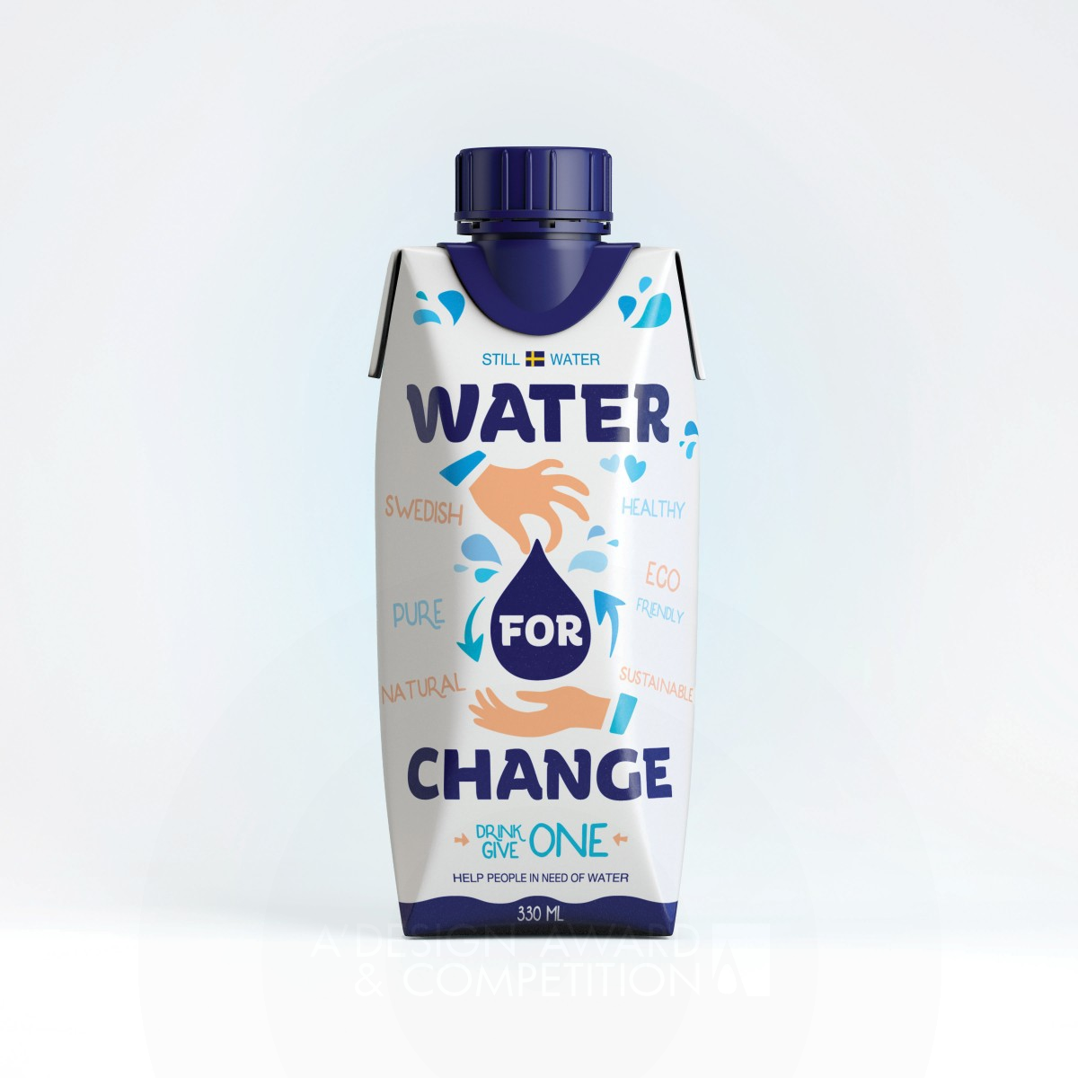 Water For Change Packaging by Unicorn Golden Packaging Design Award Winner 2017 