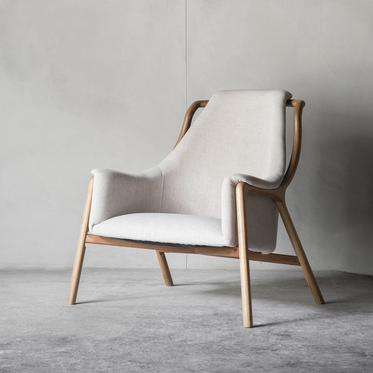 Carybe Armchair  by RONALD SASSON Silver Furniture Design Award Winner 2017 