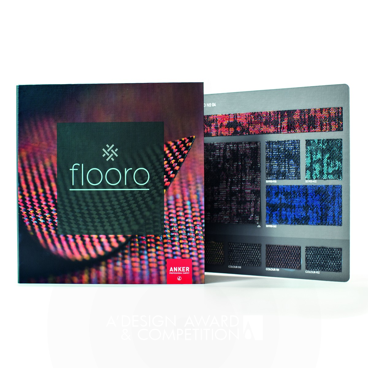 Flooro Flat Woven Airline Carpeting by inhouse design team ANKER Silver Textile, Fabric, Textures, Patterns and Cloth Design Award Winner 2017 