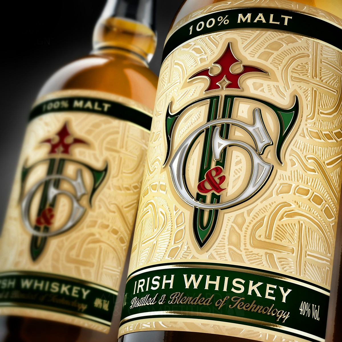 T and G Whiskey Packaging Design by ShumiLoveDesign Silver Packaging Design Award Winner 2017 