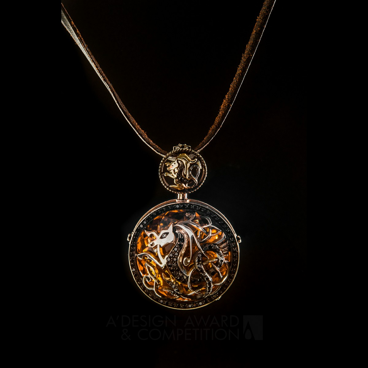 Seahorse Pendant by Frangue Silver Jewelry Design Award Winner 2017 