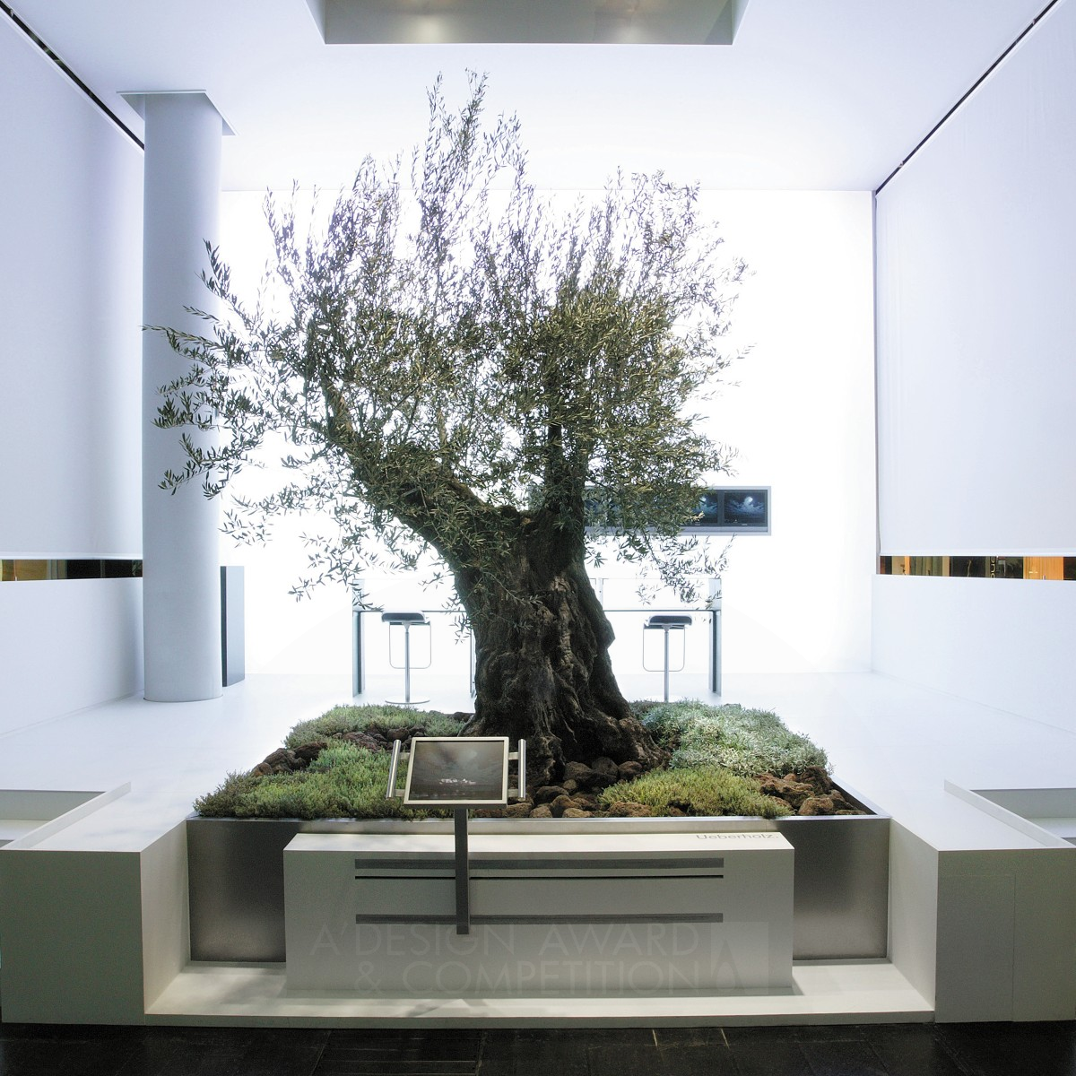 Ueberholz Olive Tree Booth by Nico Ueberholz Silver Event and Happening Design Award Winner 2017 