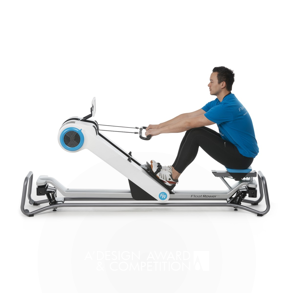 Float Rower Indoor Rowing Machine by LA Design Platinum Sporting Goods, Fitness and Recreation Equipment Design Award Winner 2017 