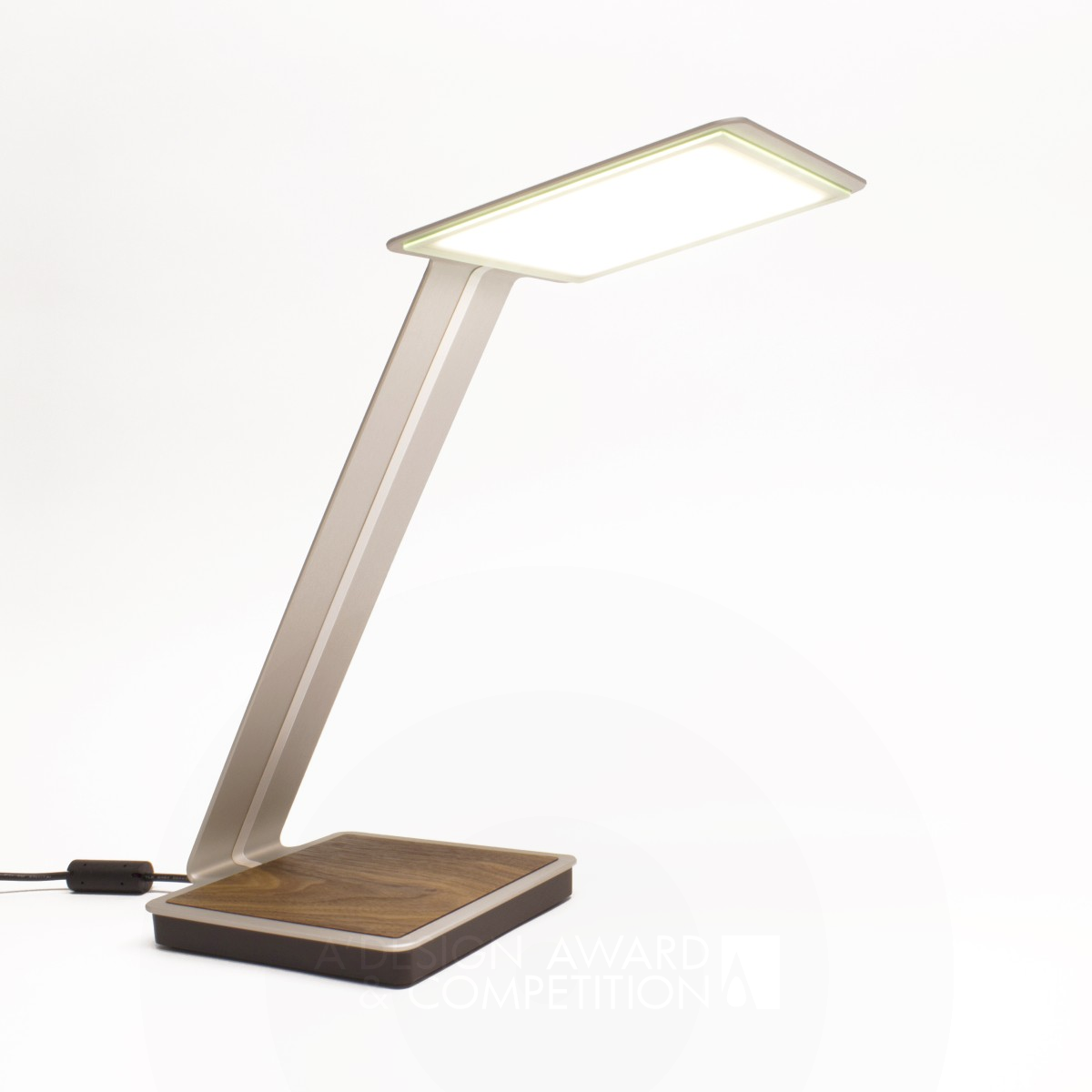 Aerelight A1 Desk Lamp by OTI Lumionics Silver Lighting Products and Fixtures Design Award Winner 2017 