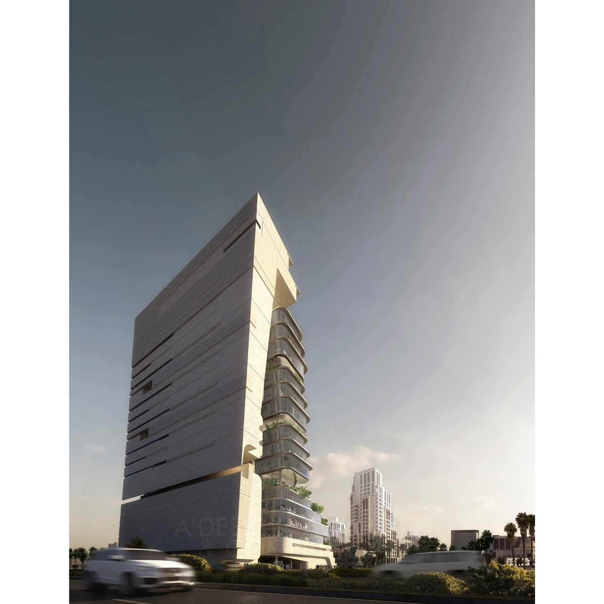 Abdul Latif Jameel's Corporate HQ Office  by Andrew Bromberg Silver Architecture, Building and Structure Design Award Winner 2017 