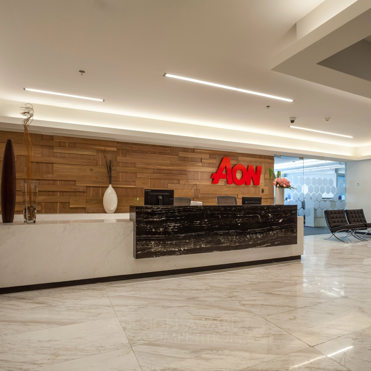 Aon Wellbeing environment by Juan Carlos Baumgartner Bronze Interior Space and Exhibition Design Award Winner 2017 