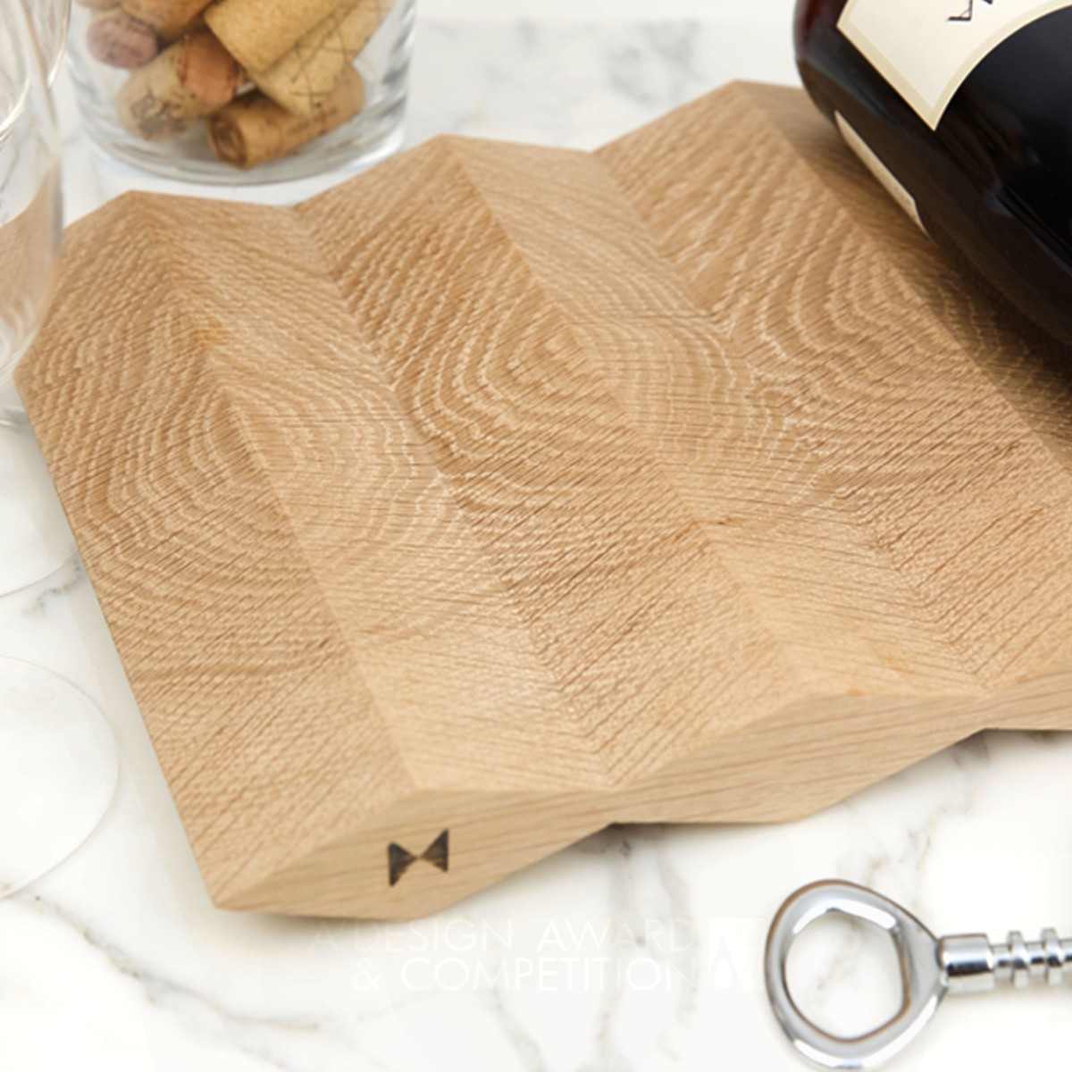 Diamond Wine Trivet Storage and display by Mark Britton and Alice Kim Golden Bakeware, Tableware, Drinkware and Cookware Design Award Winner 2017 