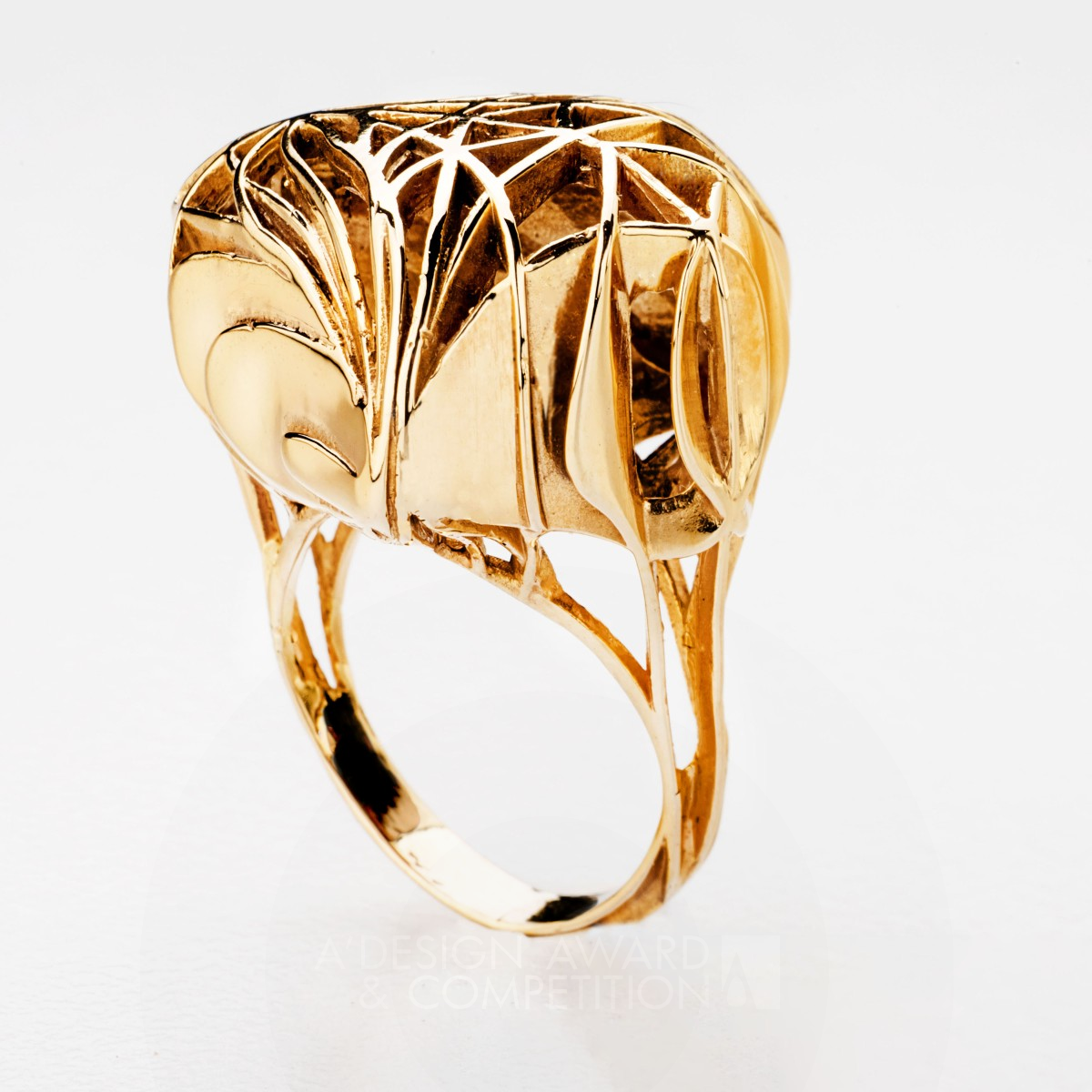 Between Ring by Banafsheh Hemmatifar Bronze Jewelry Design Award Winner 2017 