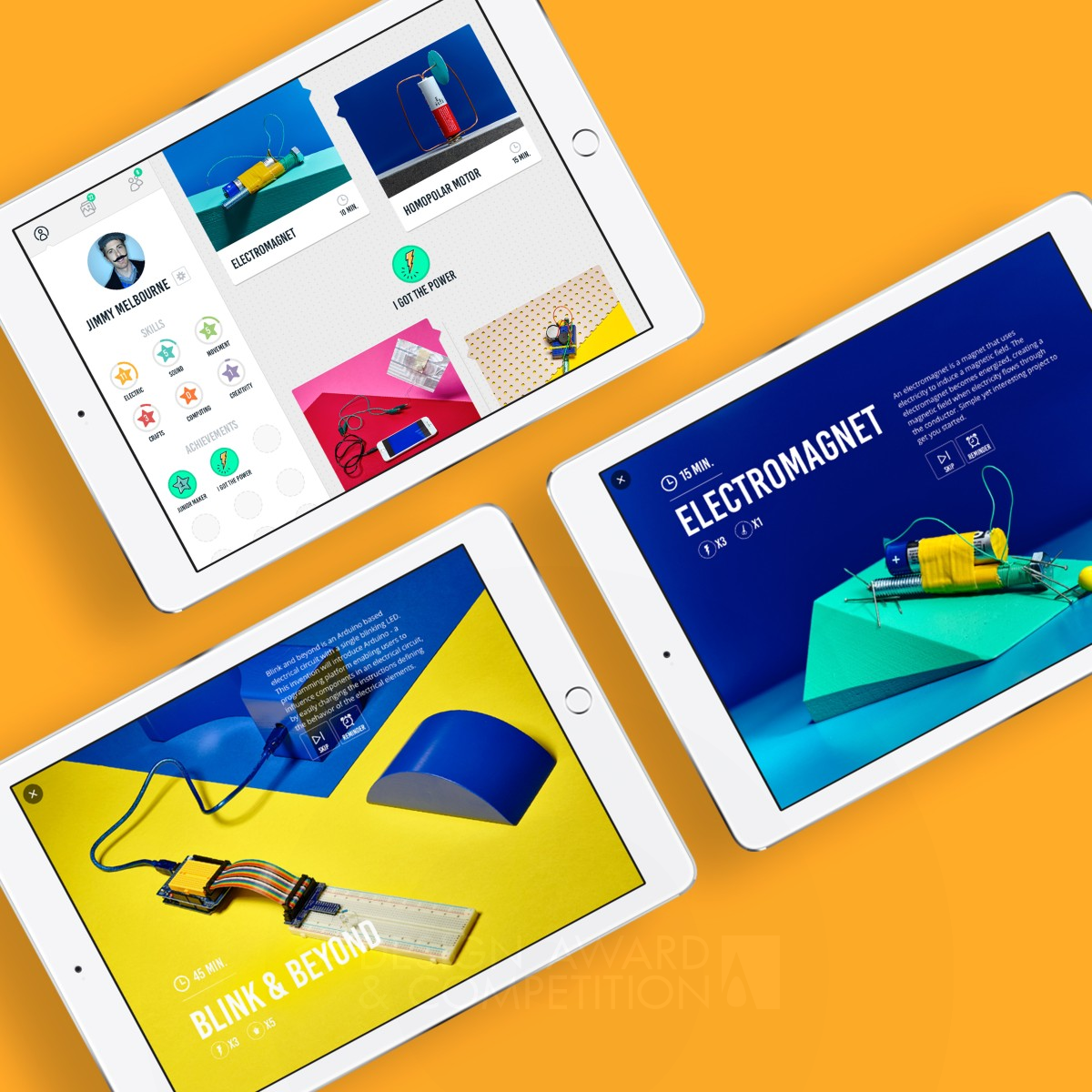 Makeree An educational tablet application by Nadav Rikover Platinum Education, Teaching Aid and Training Content Design Award Winner 2018 