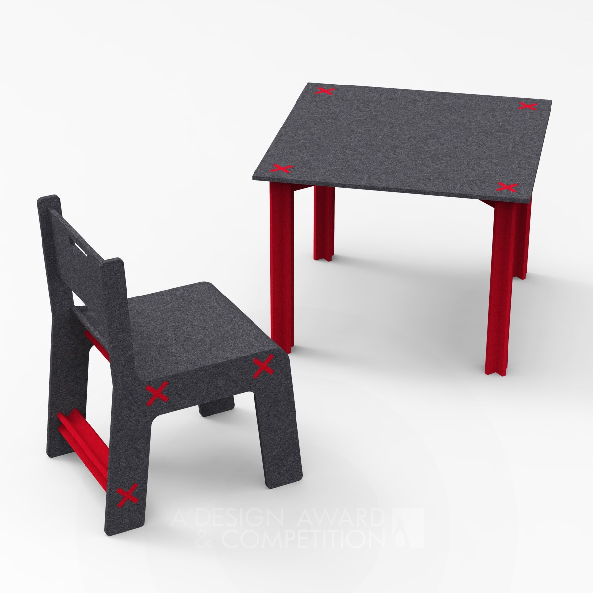 Mini Off Children Furniture by Miguel Ángel Sánchez and Gloria Lozano Bronze Furniture Design Award Winner 2017 