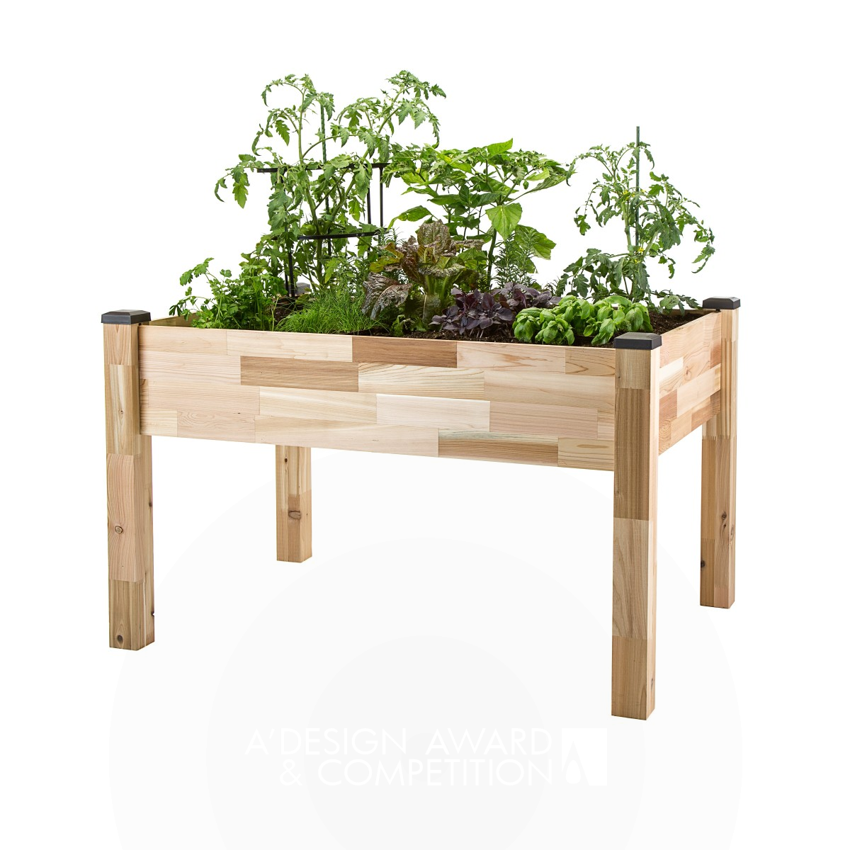 Growing Rescued Garden Planter by CedarCraft Bronze Sustainable Products, Projects and Green Design Award Winner 2017 