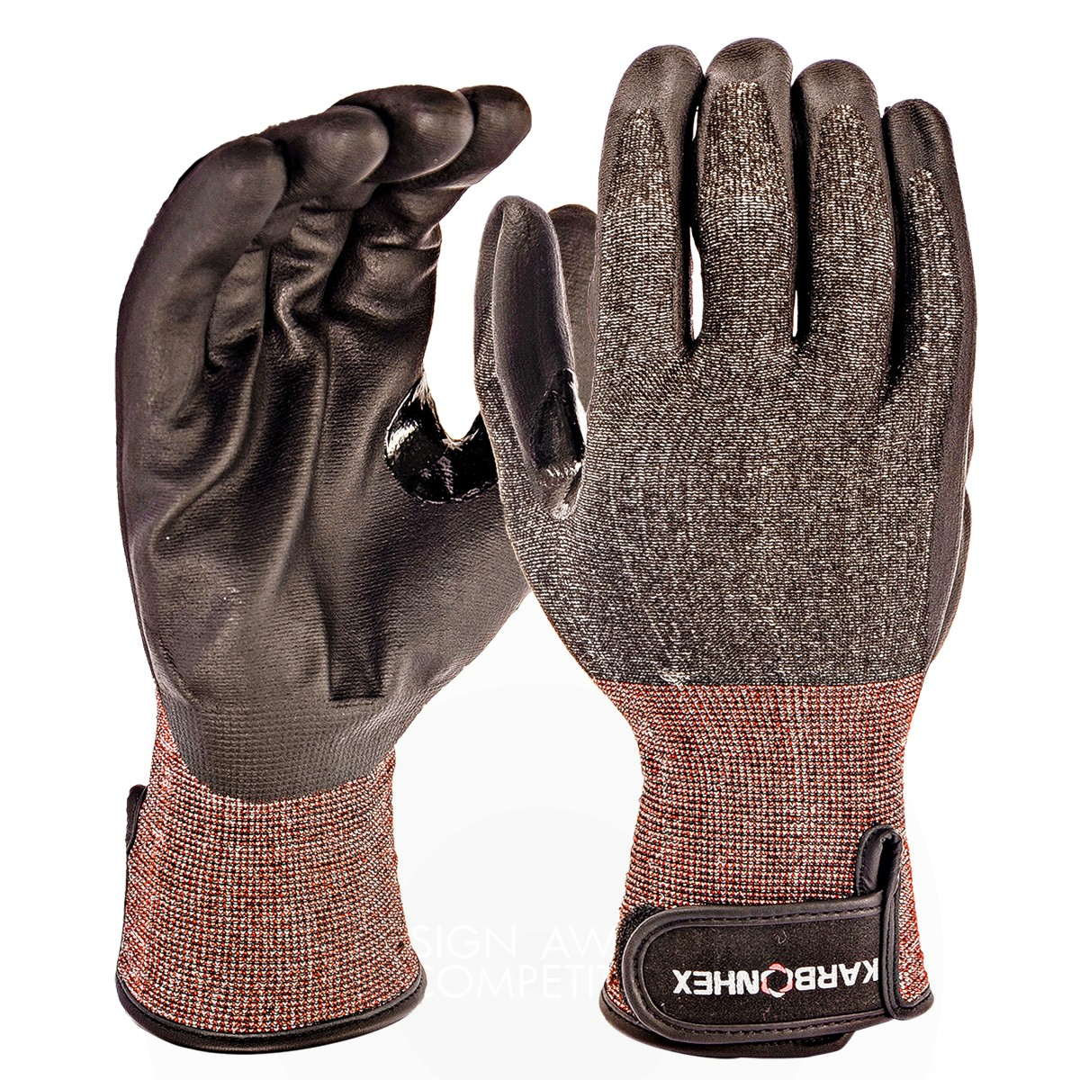 OBSIDIAN KX-10 Cut Resistant Glove by Jason Sparrow Silver Safety Clothing and Personal Protective Equipment Design Award Winner 2017 