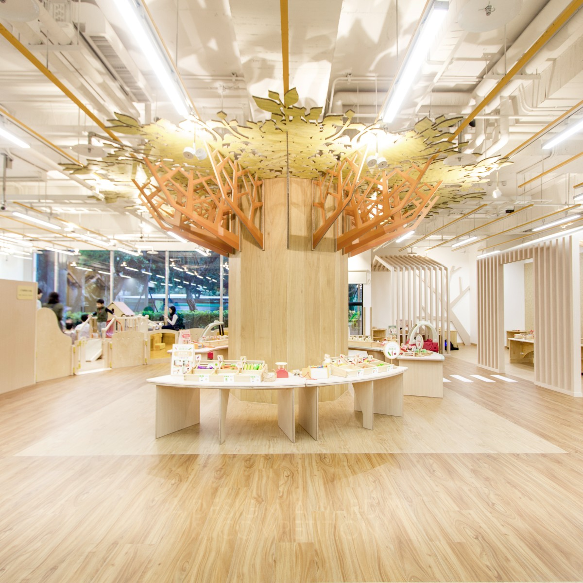 Under the Tree Educational Institute by Daisuke Nagatomo and Minnie Jan Silver Interior Space and Exhibition Design Award Winner 2017 