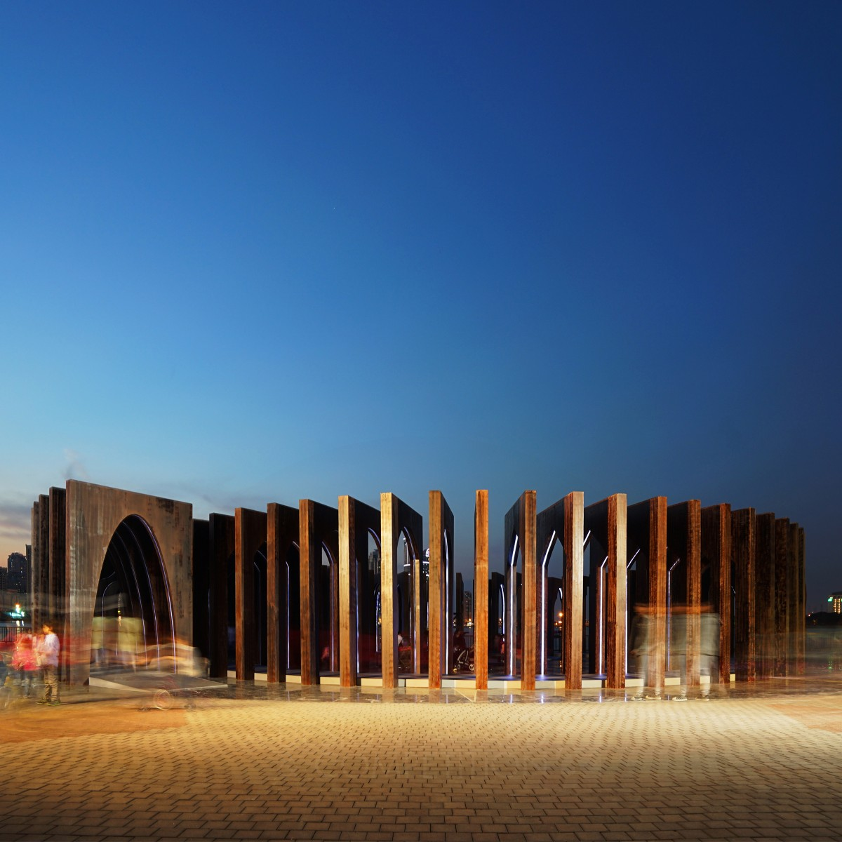 Spiral Arches Pavilion by Siu Kwok Kin Stanley Golden Architecture, Building and Structure Design Award Winner 2017 