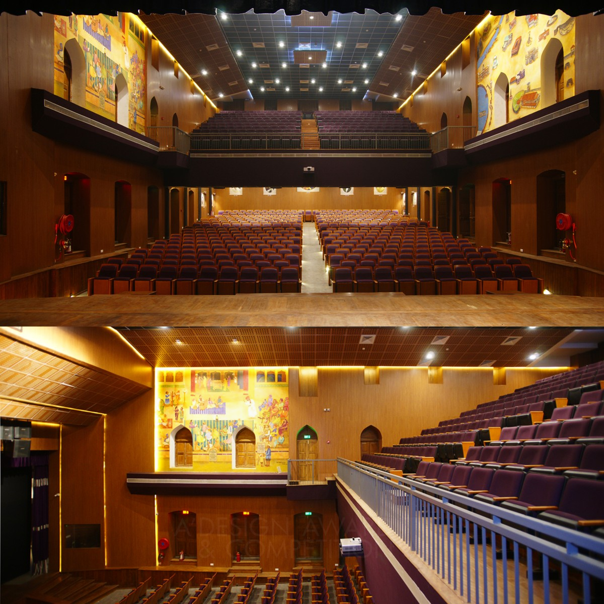 Keshavrao Bhosle Natyagruh Drama Theatre by Surat Anjali Associates Iron Cultural Heritage and Culture Industry Design Award Winner 2017 