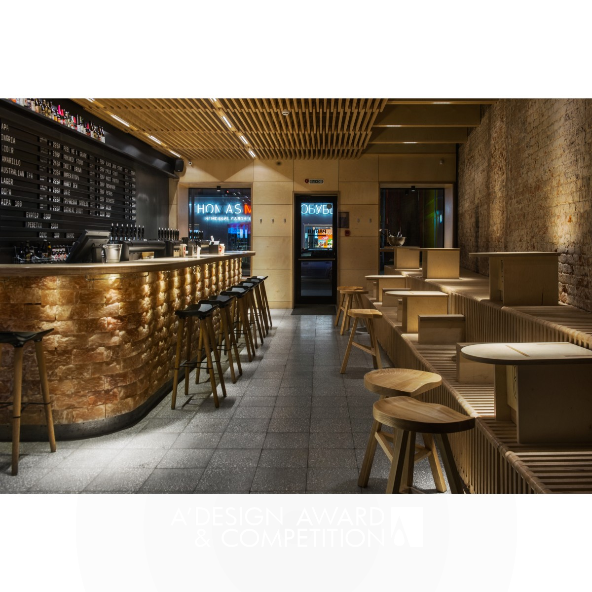 Parka bar Craft beer bar by Archpoint design Silver Interior Space and Exhibition Design Award Winner 2017 