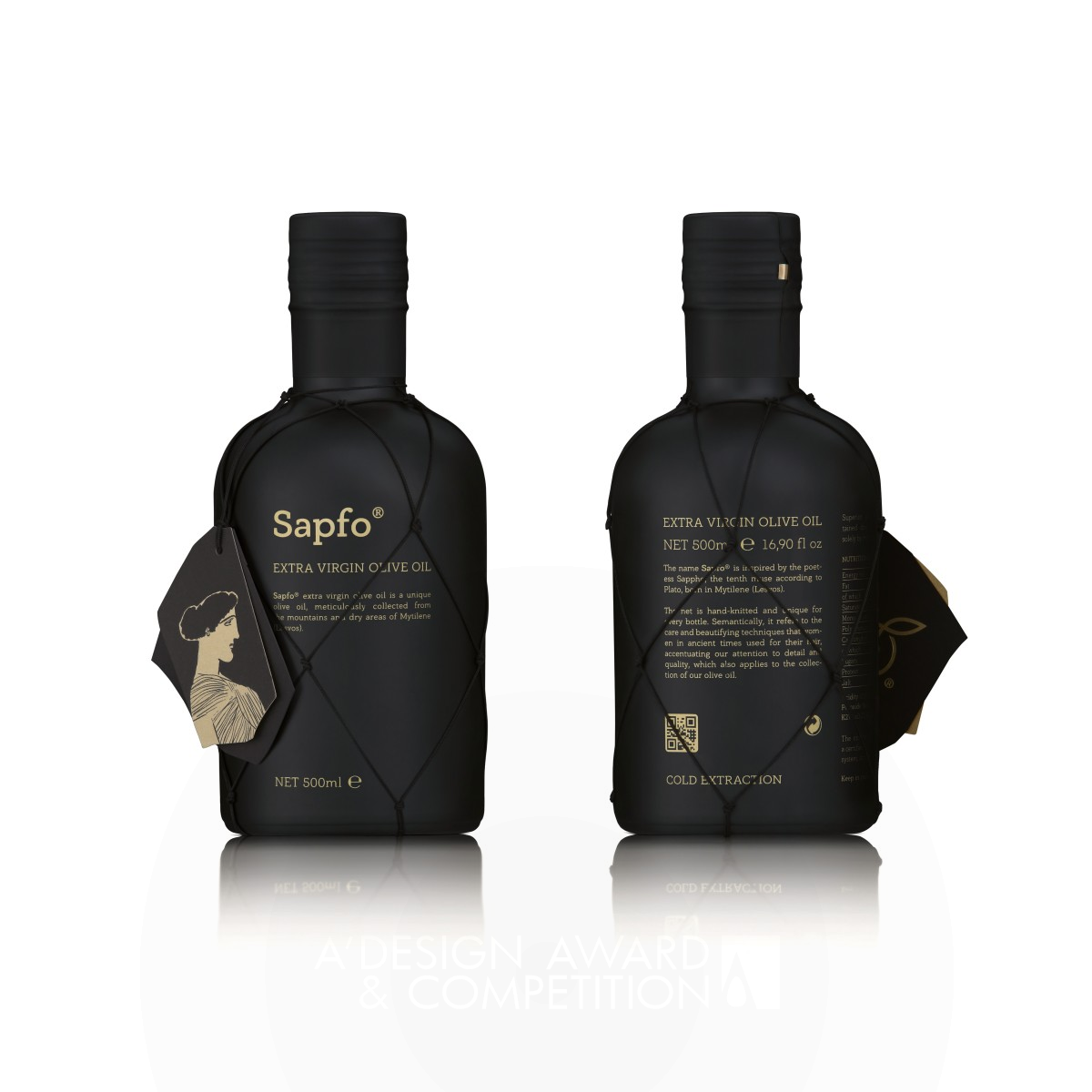 Sapfo Extra Virgin Olive Oil by Chris Trivizas Silver Packaging Design Award Winner 2017 