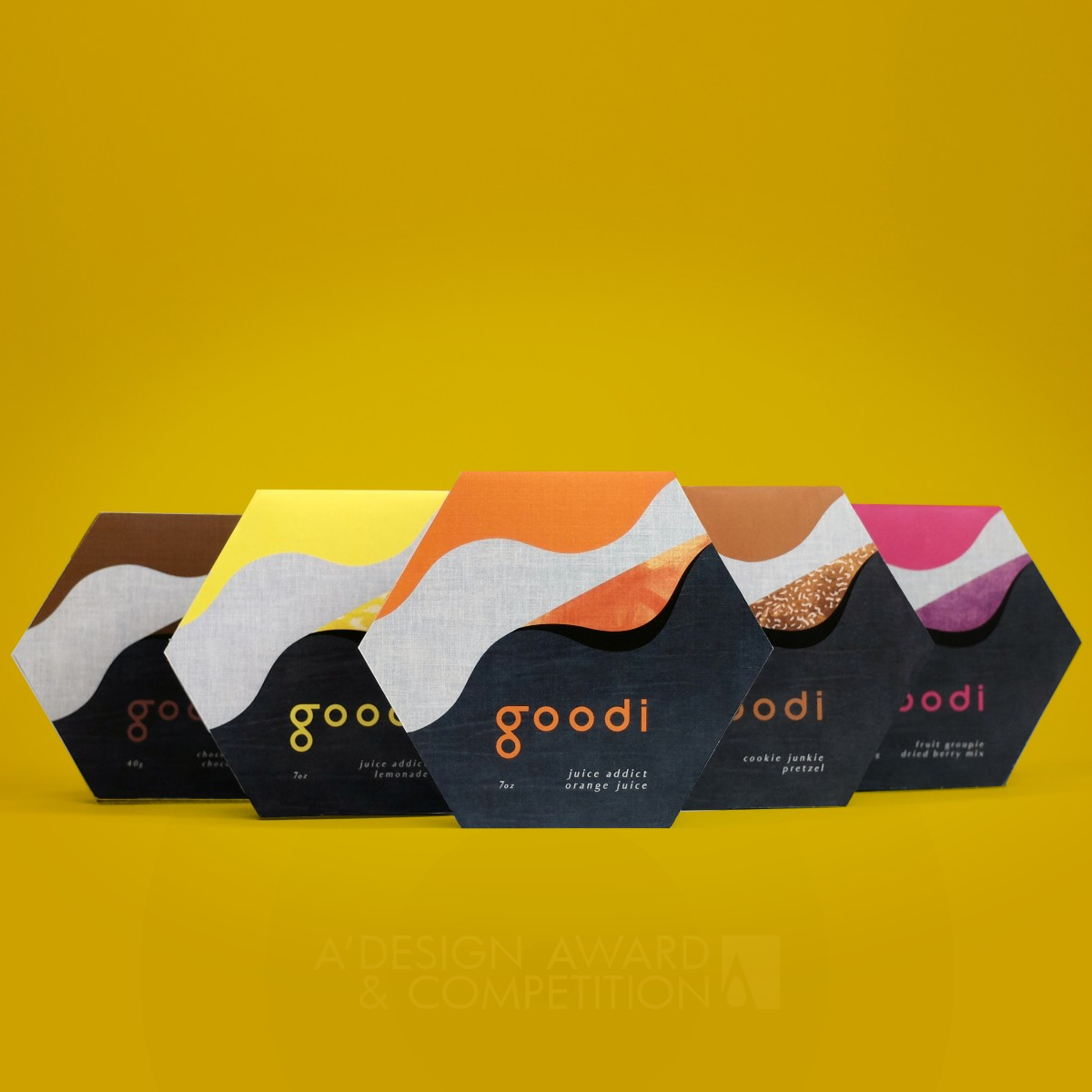 Goodi Food packaging by chien chun feng Silver Packaging Design Award Winner 2017 