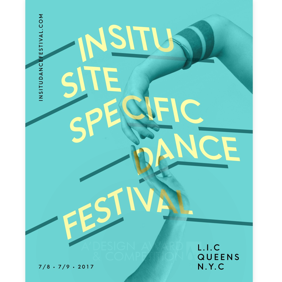 Insitu Site-Specific Dance Festival Visual Identity by Siri Lindskrog and Jetzt-immer Silver Graphics, Illustration and Visual Communication Design Award Winner 2017 