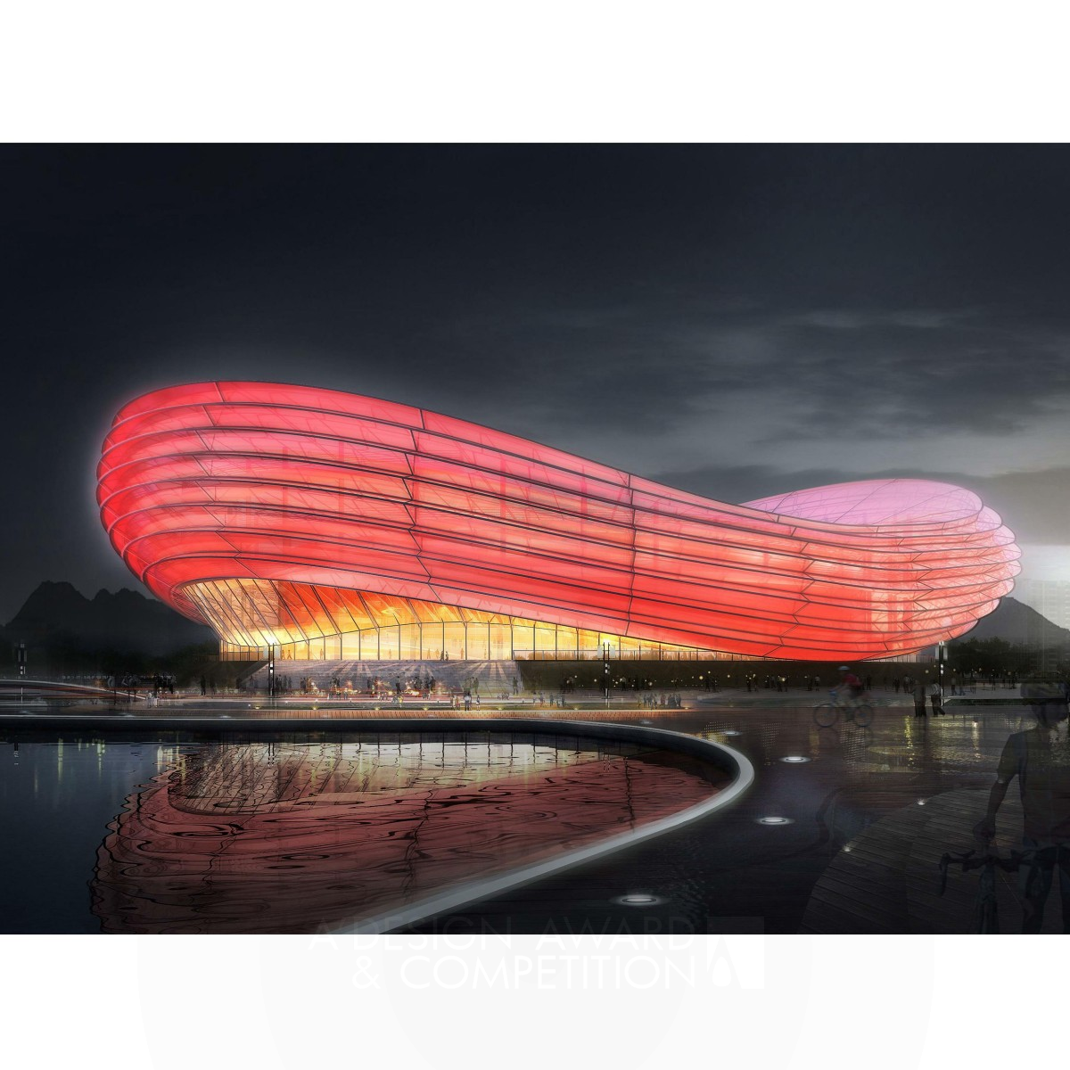 Chongqing Wanda Velodrome Cycling Sports  by Wanda CPRI & GDAD Silver Architecture, Building and Structure Design Award Winner 2017 