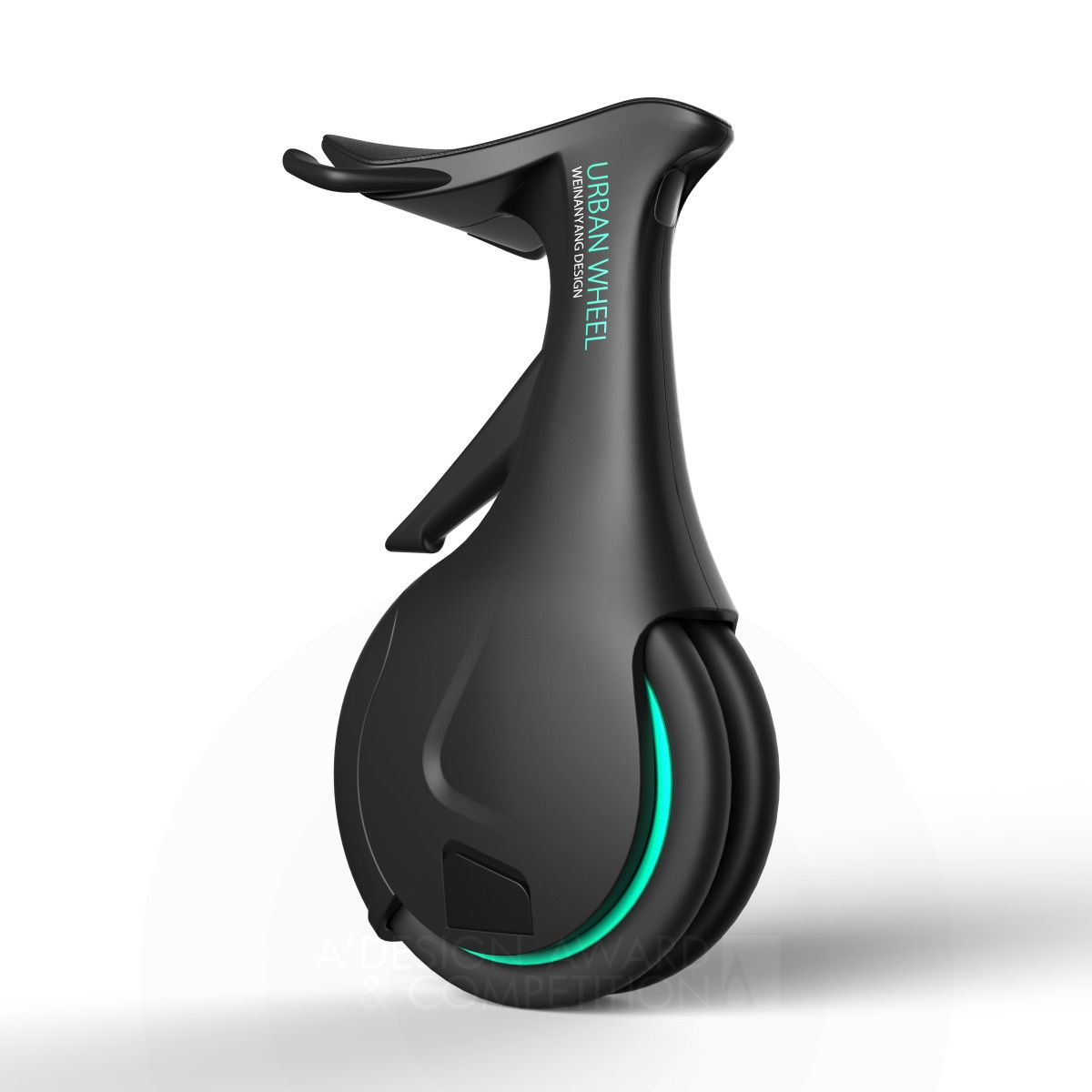 Urban Wheel Electric Unicycle by Weinan Yang Silver Vehicle, Mobility and Transportation Design Award Winner 2017 