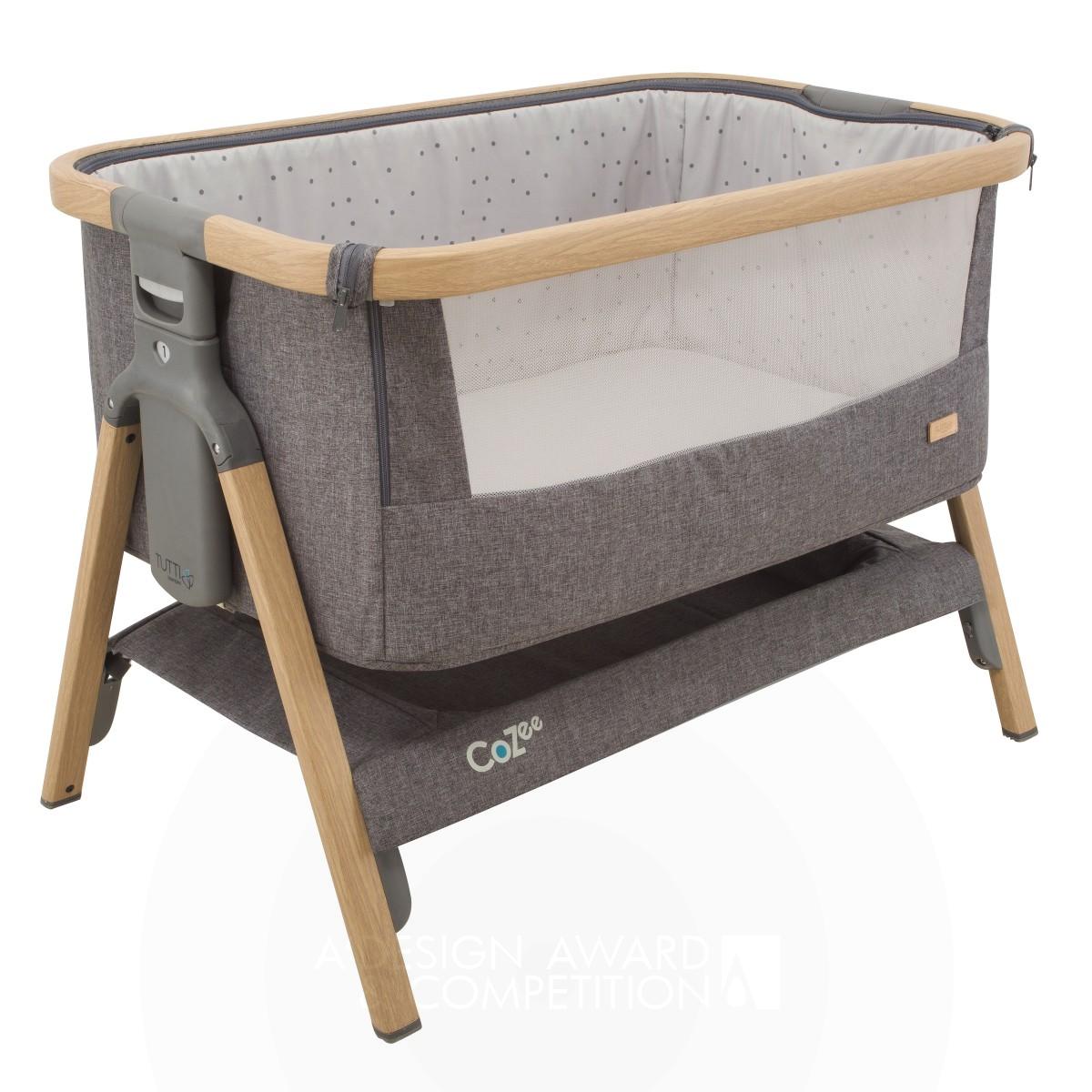 CoZee Bedside Crib Co sleeping baby cot by Michael Samuel Platinum Baby, Kids' and Children's Products Design Award Winner 2017 