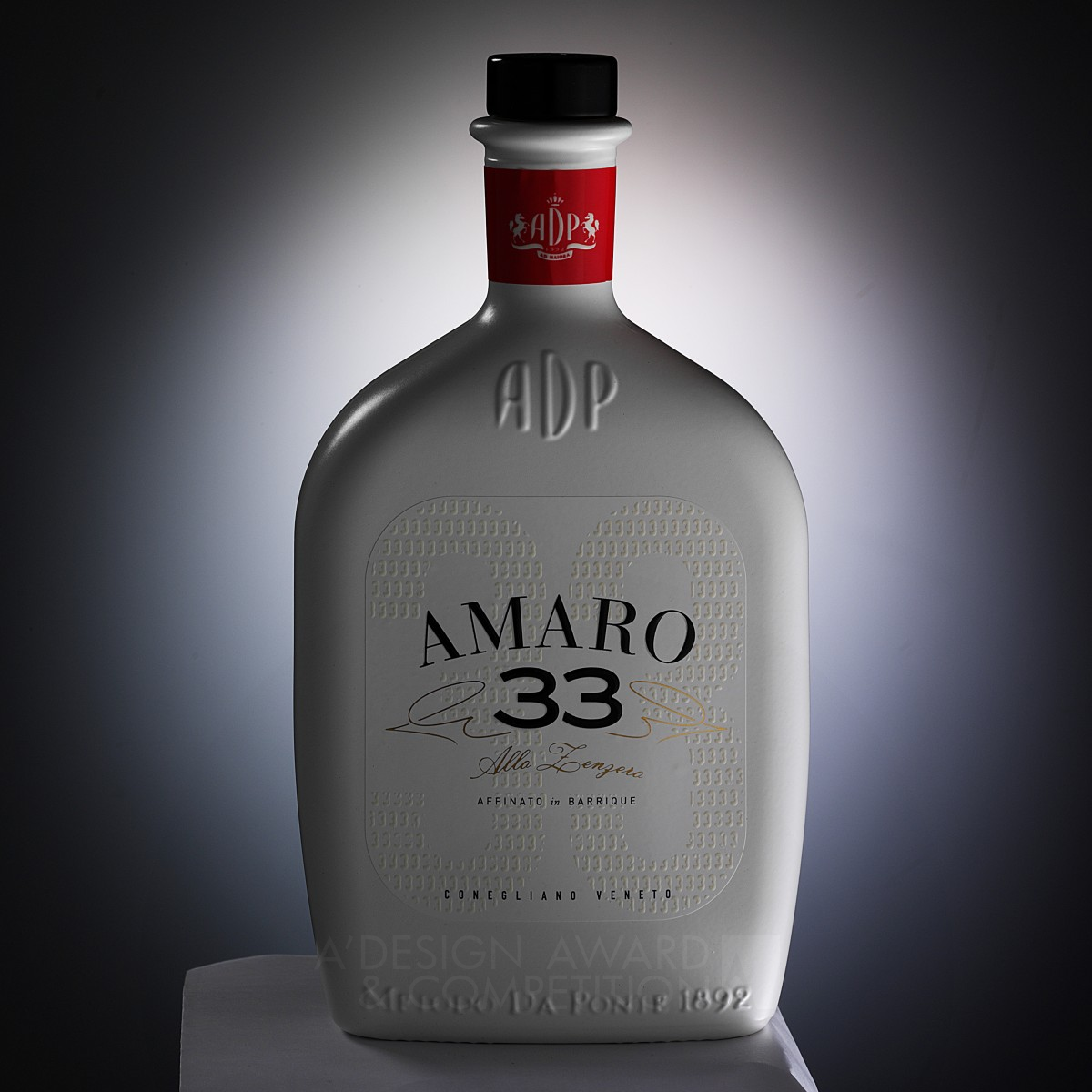 Amaro 33  Grappa- based liqueur by YG Design Golden Packaging Design Award Winner 2018 