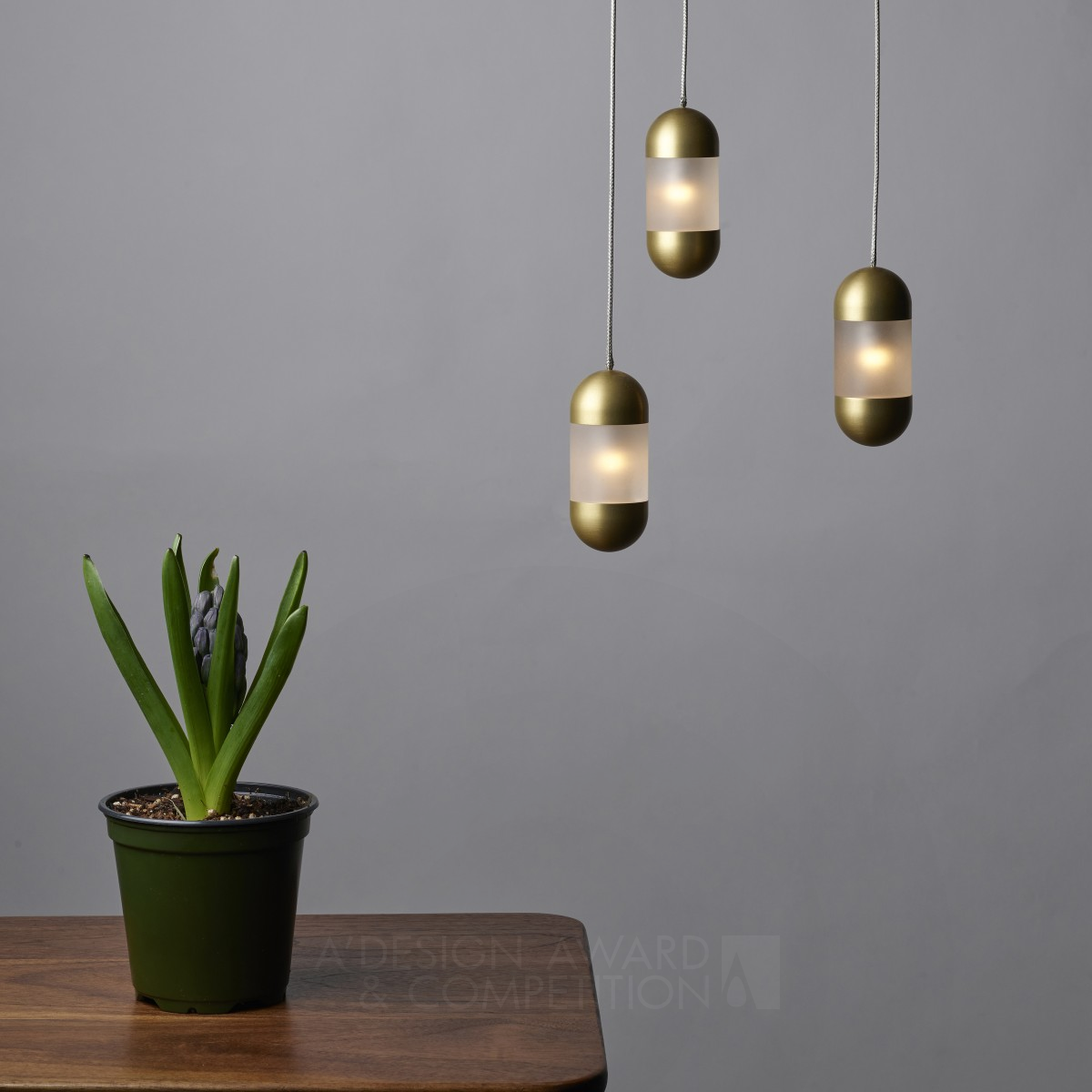 Olo Pendant Lamp by Maurice L. Dery Silver Lighting Products and Fixtures Design Award Winner 2018 