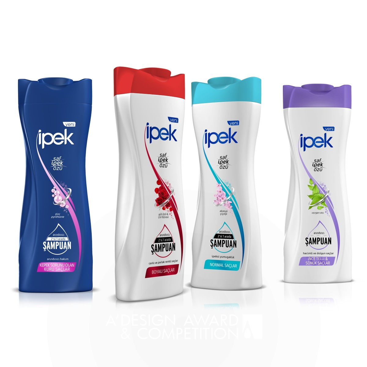 Ipek Shampoo Shampoo Bottle by Musa Celik Iron Packaging Design Award Winner 2018 