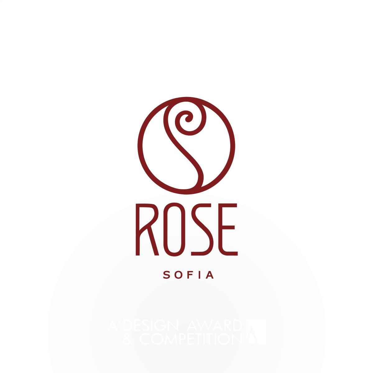 Rose Sofia Logo by Ivan Radev Bronze Graphics, Illustration and Visual Communication Design Award Winner 2018 