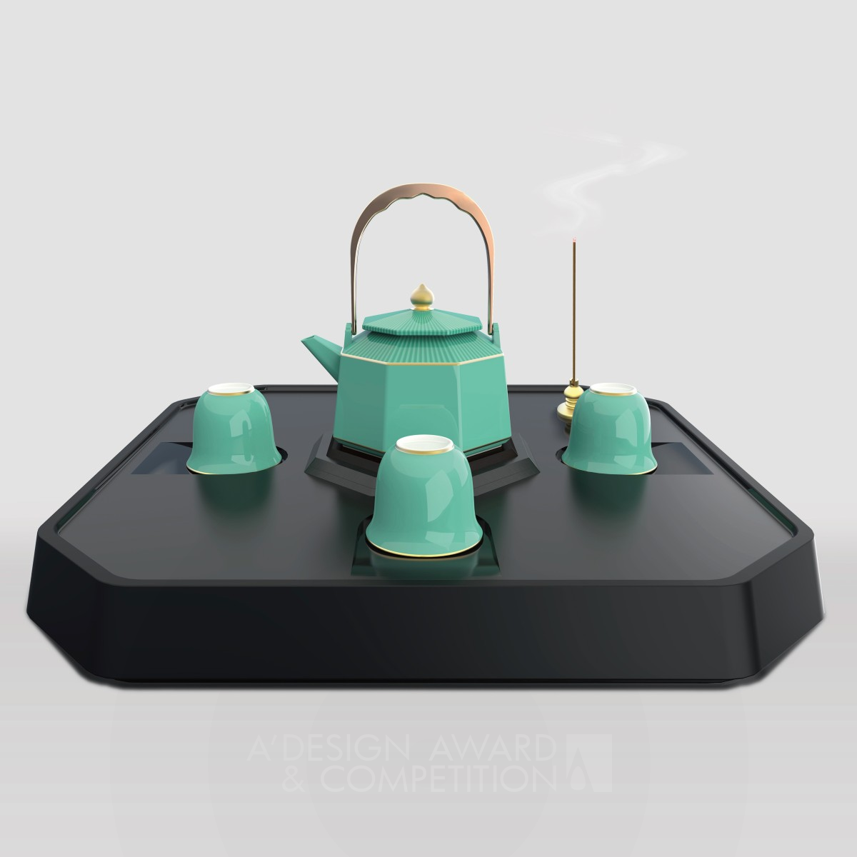 Echo Tea Set by Cong Ma Iron Bakeware, Tableware, Drinkware and Cookware Design Award Winner 2018 