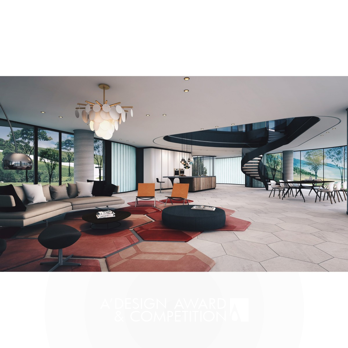 Gasea Cliff House by Keng-Fu Lo Silver Interior Space and Exhibition Design Award Winner 2018 