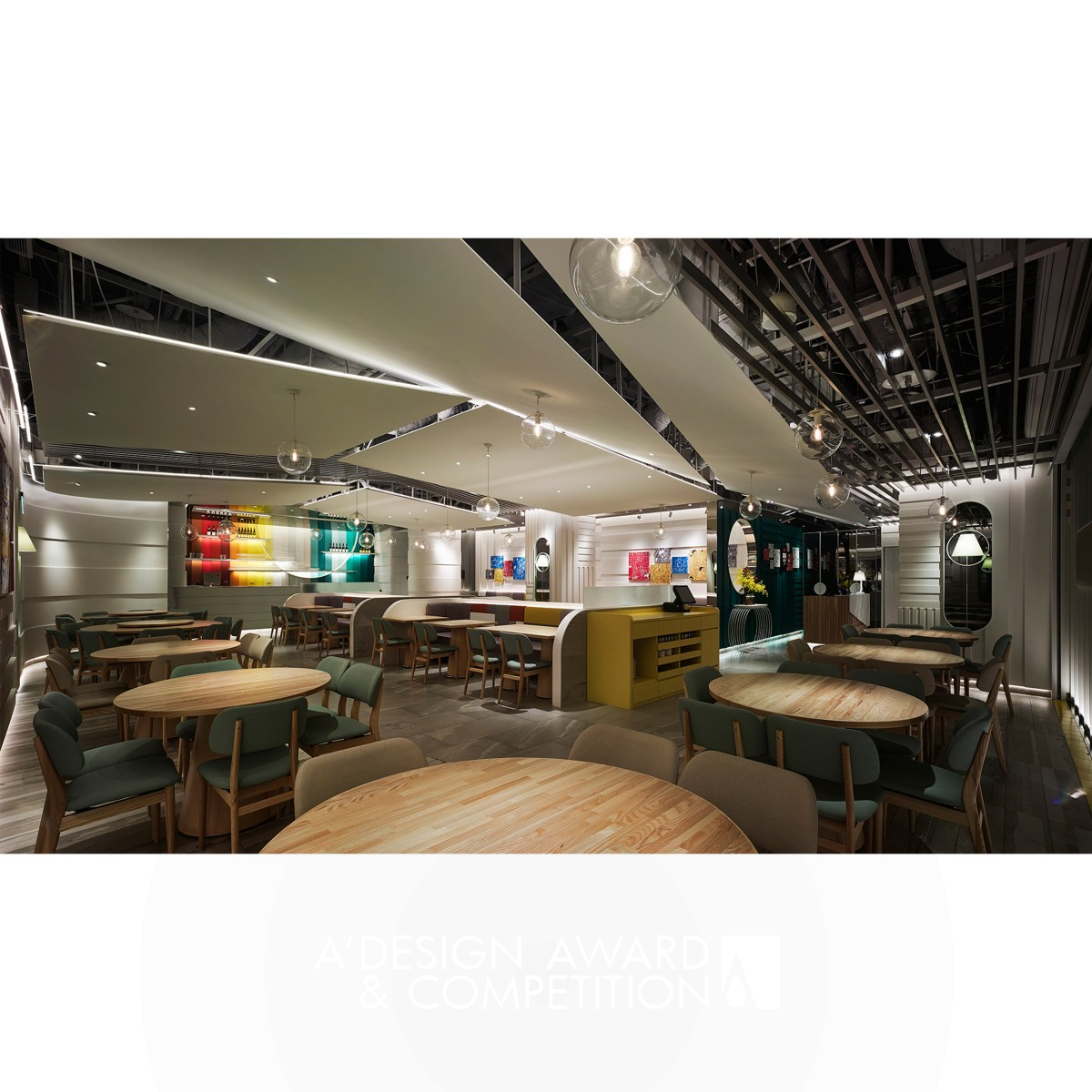 Kaifun Chungli Food and Beverage Space by Cheng Qi Iron Interior Space and Exhibition Design Award Winner 2018 