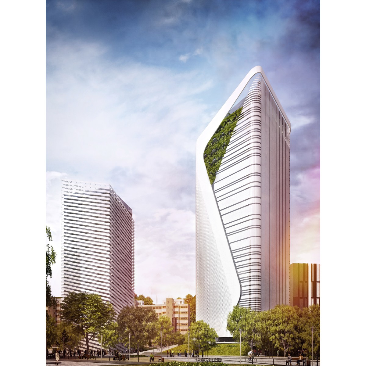 PE34 Office Tower by Sanzpont Arquitectura Golden Architecture, Building and Structure Design Award Winner 2019 