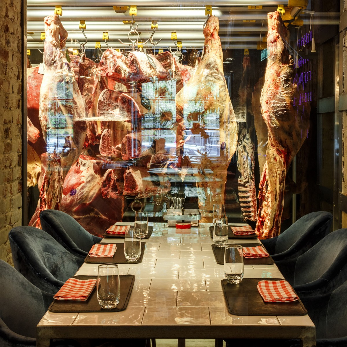  Beef Zavod Restaurant by Evgeniy Evdokimov Iron Interior Space and Exhibition Design Award Winner 2018 