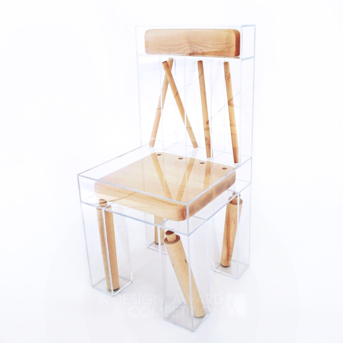 Exploded Chair Chair by Joyce Lin Silver Furniture Design Award Winner 2018 