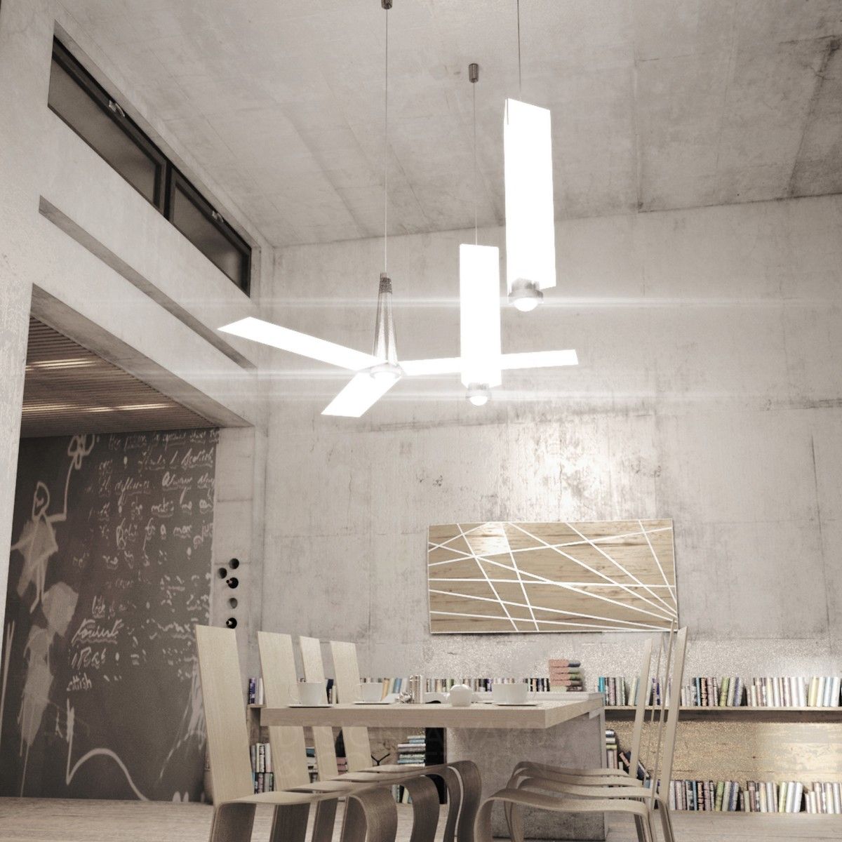 Uod Chandelier by Andrea Cingoli and Umberto La Sorda Bronze Lighting Products and Fixtures Design Award Winner 2018 