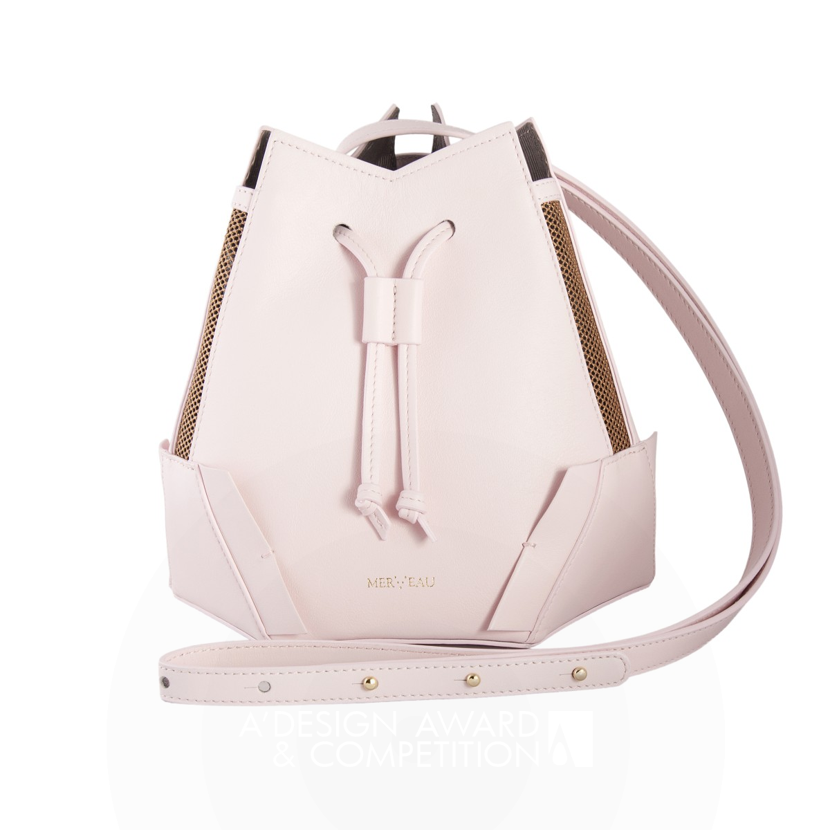 Angelique Bucket Bag by Merve Palit Okcan Silver Fashion and Travel Accessories Design Award Winner 2018 