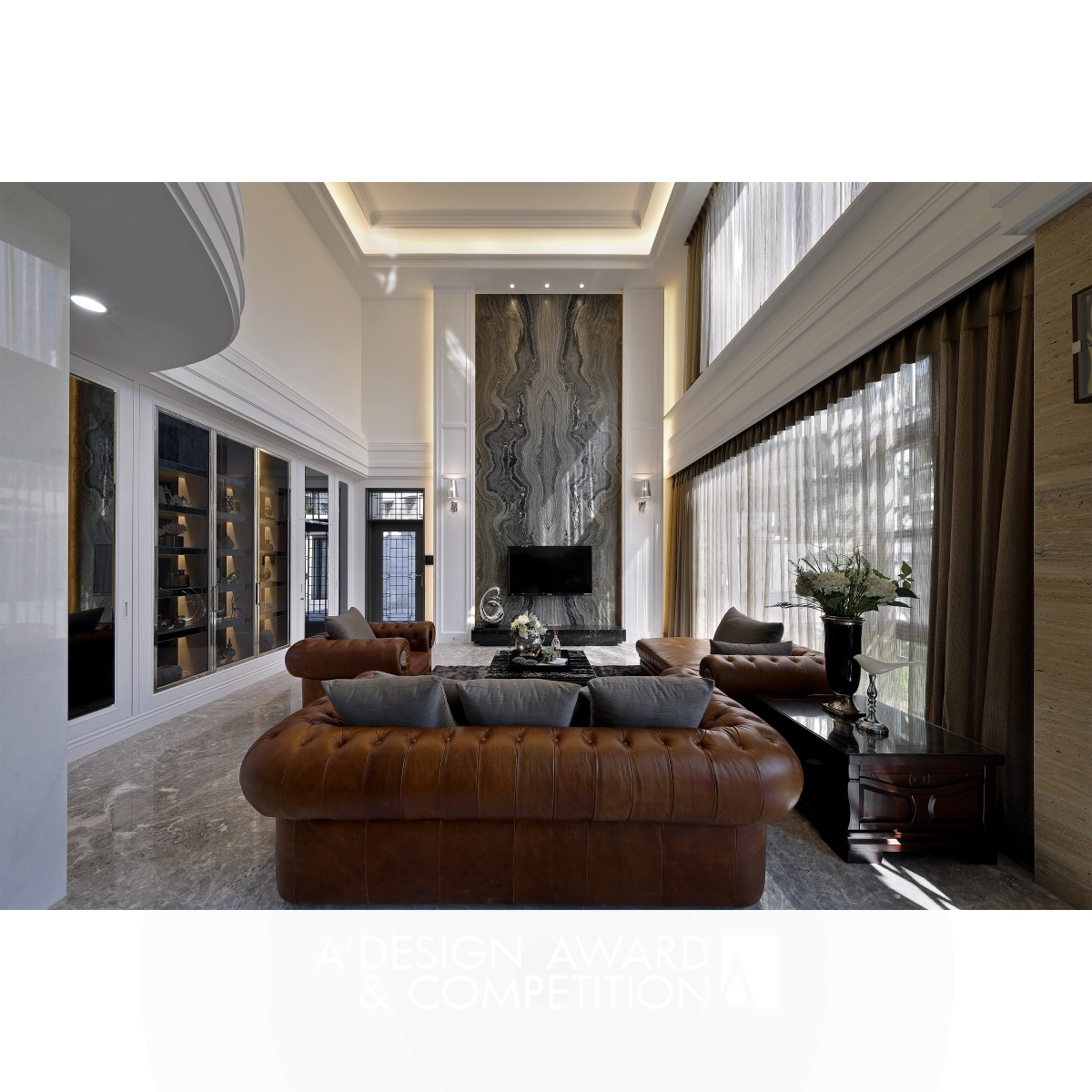 Residence with Graceful Elegance Interior Design by Chien-Ting Wang Bronze Interior Space and Exhibition Design Award Winner 2018 