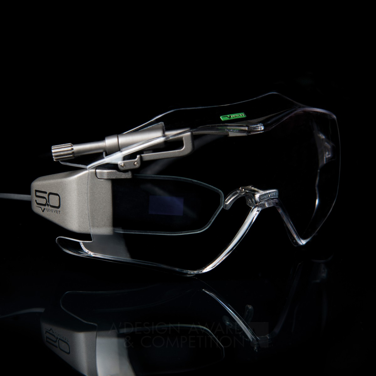 Univet 5.0 Safety Smart Glasses by Fabio Borsani Golden Safety Clothing and Personal Protective Equipment Design Award Winner 2018 