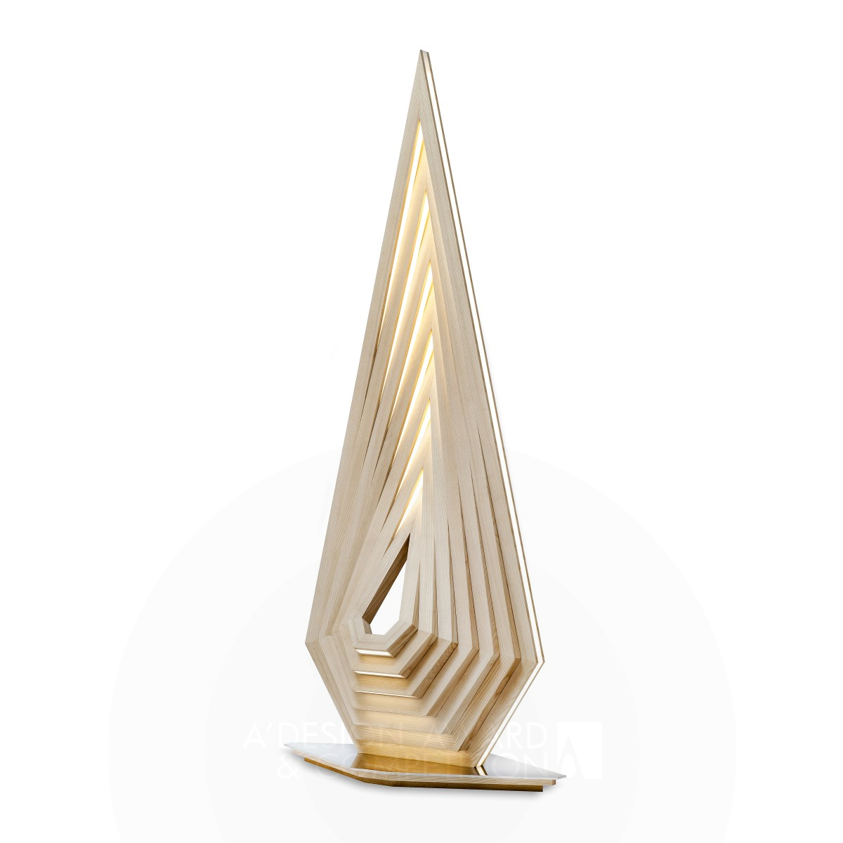 Faith Standing lamp by Attila Stromajer Silver Lighting Products and Fixtures Design Award Winner 2018 