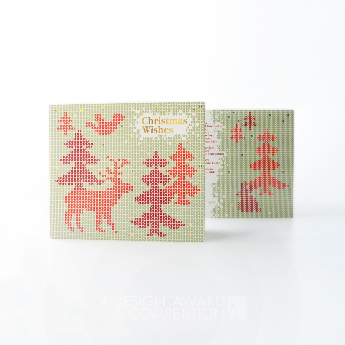 Christmas Wishes CD music album by Akiko Kanna Iron Packaging Design Award Winner 2018 