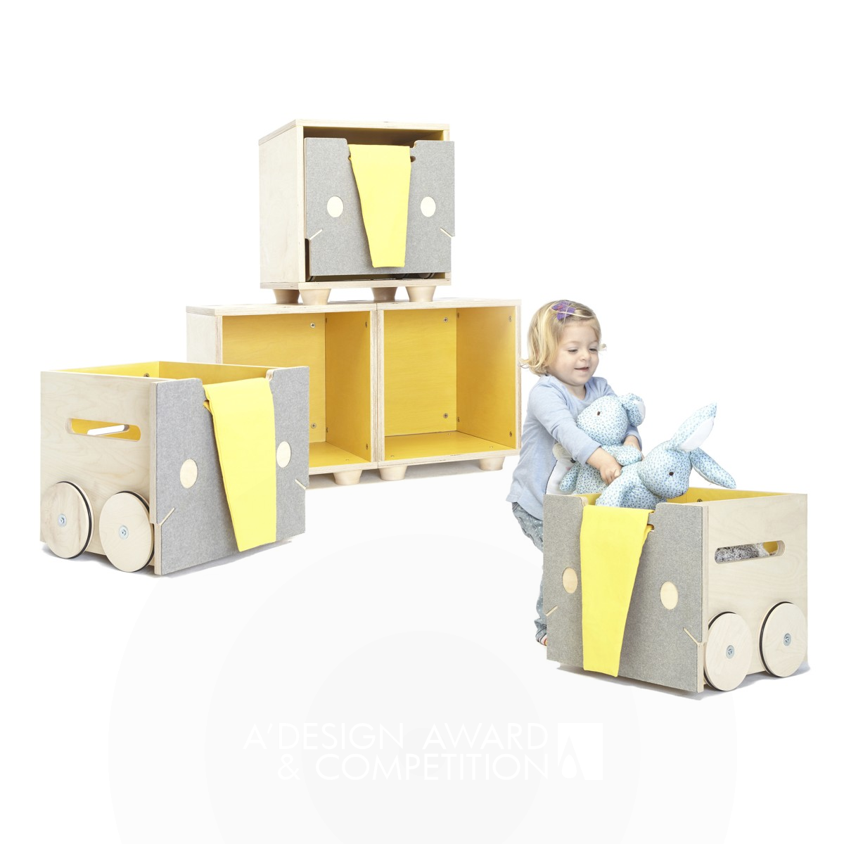 Lefun Storage for toys by Daniel Ortega and Maria Baldo Iron Furniture Design Award Winner 2018 